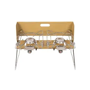 Backyard Companion, Portable Barbecue Grill Essential for Outdoor Camping - Compact, foldable grill suitable for outdoor picnics and backyard cooking, complete with accessories Double-Sided BBQ