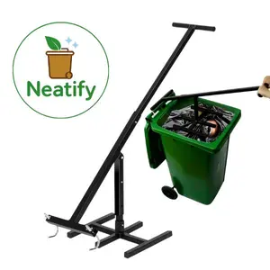 Neatify Trash Can Compactor  Bin Booster – Manual Garbage Compactor for Kitchen, Garden, and Outdoor Bins – Fits 120L to 660L Wheelie Bins – Freshens and Cleans