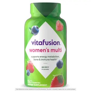 Vitafusion Women's Multivitamin - Vitamin A, C, D, E, B6, B12 - Berry Flavors - 150 Gummies