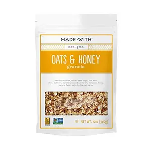 MadeWith  12 oz Honey Oat Granola, Pack of 6