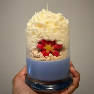 Blue Hawaiian candle