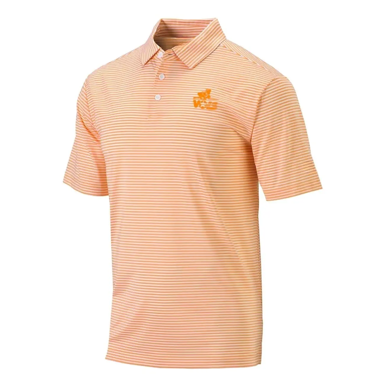 College Tennessee Volunteers Columbia Invite Polo - Tennessee Orange Sleeve Tee, Casual Collared Shirt Boatyard Button-Up Shirt Toile Teddy Polo
