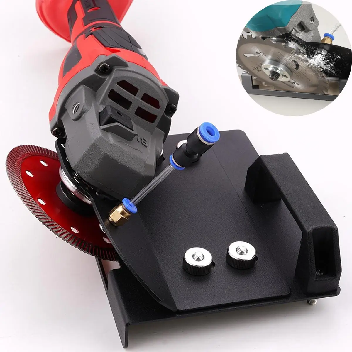 45 Degree Tile Chamfering Tool with Base Plate, Type 100 Angle Grinder Stand for Tile 45° Chamfer Cutting, Angle Grinder Stand for Cutting Ceramic Sto