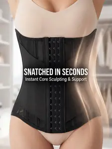 Women's Sweat Waist Trainer with Adjustable Waist and Back Support, Slimming Belly Belt for Fitness, Posture Improvement