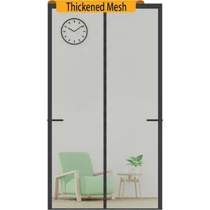 Upgraded  Screen Door Thicker 250g/m2 Reinforced Mesh,36  ,Door Screen  Closure for Single Door,Screen Size 34 x81 Inch,Fit Doors to 32 x 80 Inch