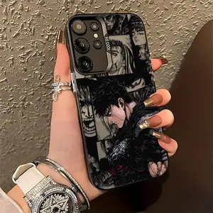 Dark Fantasy Comic B-Berserks Phone Case for Galaxy S25, S24, S23, S22, S21, S20 FE Ultra Plus 4G/5G - Shockproof Matte Back Cover, Mobile Accessory, Anime Design, Uv Printed, Smooth Texture, Smartphone Users, Anime Fans