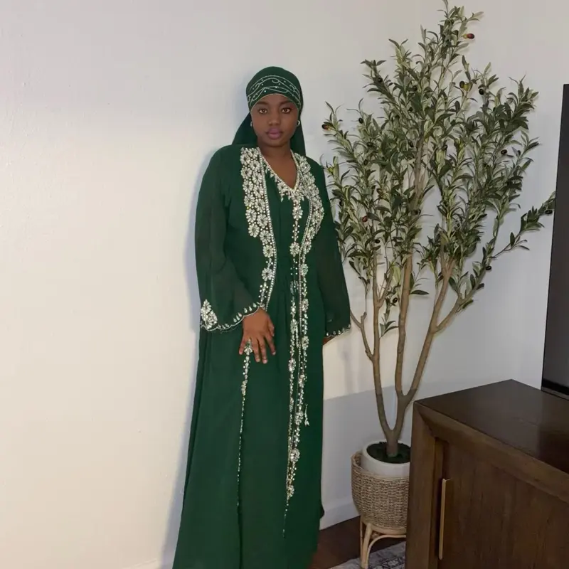 Size 56 Only, Riam 4-Piece Petite Kaftan Set- Eid & Special Occasion Outfit for Petite Women