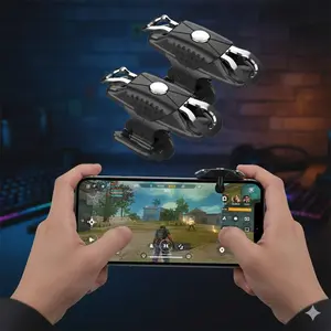 Upgrade Mobile Gaming: L1R1 Trigger Kit for iOS & Android - High Sensitivity ABS Buttons, Easy Installation, Precision Aim, Rapid Fire, Enhanced Response Speed, Ergonomic Design, Compatible with Popular Shooting Games, Game Peripherals