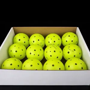 Selkirk Pro S1 Pickleball Balls Bright Yellow with Black Dot Design for Enhanced Visibility and Performance