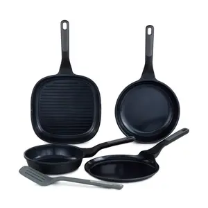 BergHOFF Stone+ 5-Pc Nonstick Specialty Pan Setwith Turner