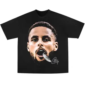 Stephen Curry Youth And Adult T-Shirt And Sweatshirt Graphic Tees, Tees, Graphic Shirts Vintage Portrait Streetwear Basketball Star Fan Gift Unisex Sports Graphic Tee Trendy Outfit Style