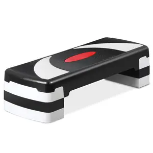 Answer E 31-in Aerobic Step Platform, 3-Level Adjustable Exercise Stepper with 4 Risers, Workout Accessories, Fitness Accessories, At Home Gym Equipment