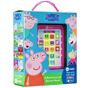 Peppa Pig: Me Reader 8-Book Library and Electronic Reader Sound Book Set [With Electronic Reader and Battery] -- Alan Ball - Hardcover