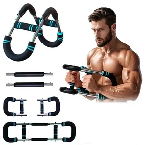 Arm Trainer Chest workout Strengthen Chest and Arm Muscles Men's Fitness Trainer Detachable Portable Spring Resistance Home Fitness Equipment Outdoorfun,Gym Accessories, Father's Day Gift ﻿