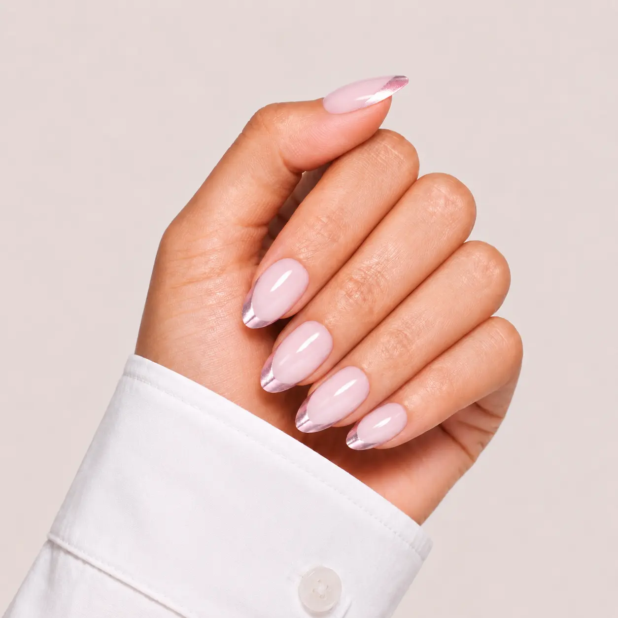 Rose Champagne French - Medium Almond