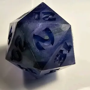 handmade resin dice