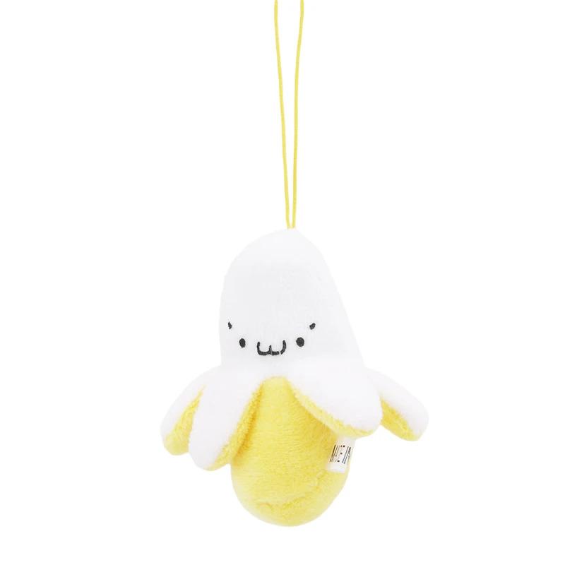 Super cute Banana Plush Stuffed Toys Dolls Little Yellow Banana Plush Cellphone Pendant Christmas Wedding Birthday Gift