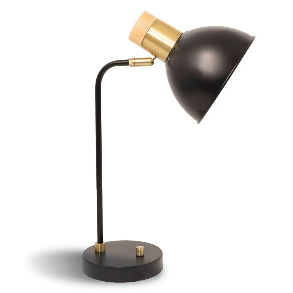 Marlow Glen USB Rechargeable Black Iron Task Lamp