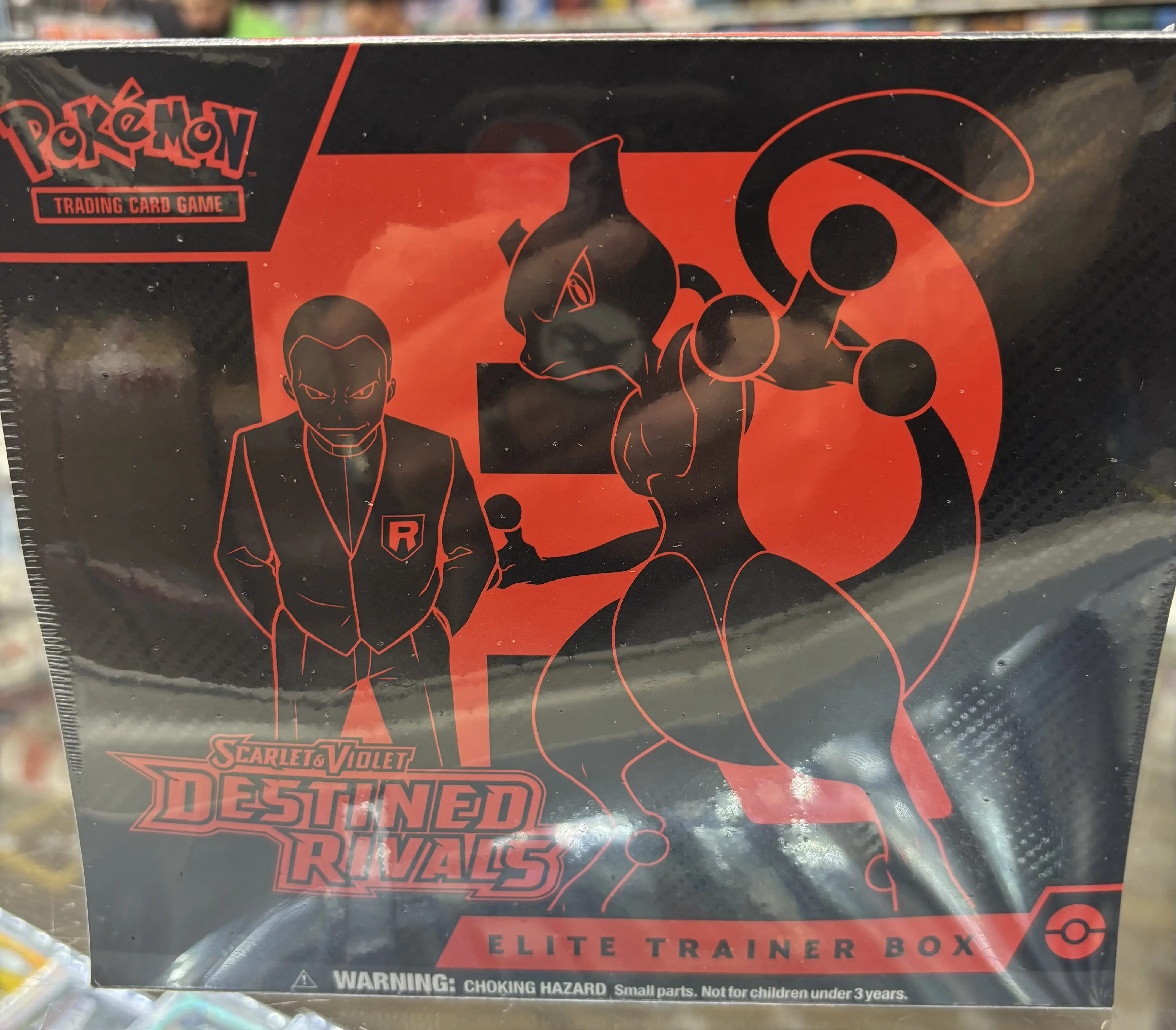 Pokémon Scarlet Violet Destined Rivals Elite Trainer Box with 9 Packs and 1 Promo Card