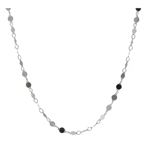 Steel by Design Polished Disc 20" Necklace