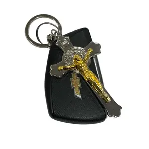 Crucifix Keychain/ keychain cross/ Heavy duty keychain/ keychain