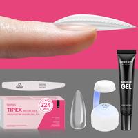 224Pcs Long Stiletto Essential Kit