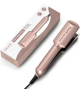 Farery Mini Flat Iron 1.5 Inch for Fast Straightening, Rose Gold