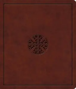 ESV Journaling Bible (Trutone, Brown, Mosaic Cross Design) by Esv Bibles (Imitation Leather) - Used