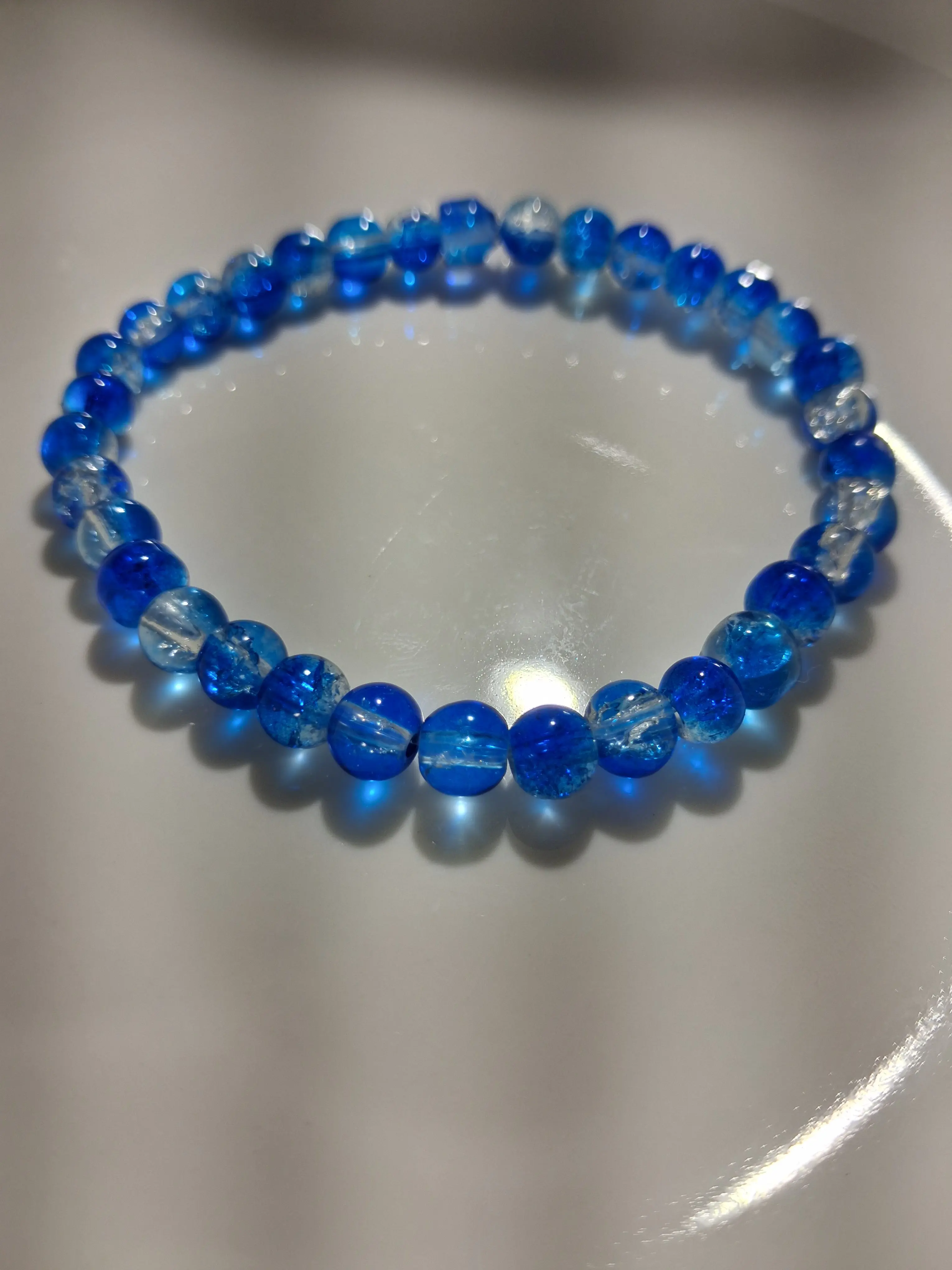 Blue Marble Bracelet