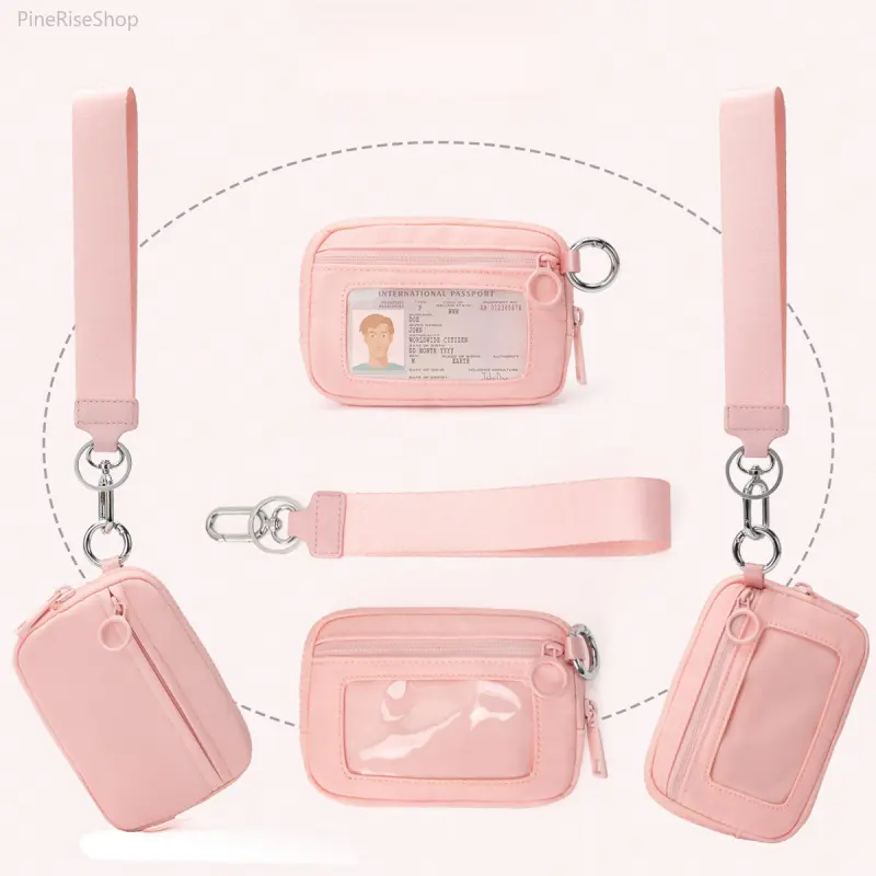 Women's Polyester Waterproof Chest Bag - Portable Bank Card Coin Wrist Pouch, Daily Outdoor Travel Accessory