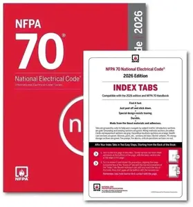 NFPA 70, National Electrical Code NEC 2026 Softbound with Index Tab
