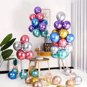 Tabletop Balloon Stand Kit Set For Birthday Wedding Party Decoration Supplies 160Cm Design Luxury
