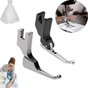 Sewing Presser Foot, Sequin Bead Presser Foot, Foot Wedding Dress Bead for Sewing and Beaded Fabric, Wedding Dress Bead Fabric Sewing Embroidery Machine Accessories, for Home Sewing Machine, Sewing Supplies Crafts