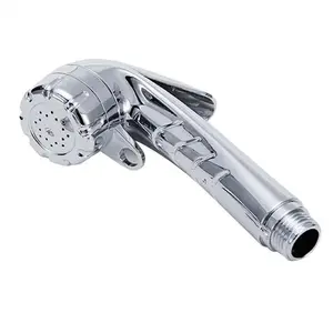 Portable Outdoor Nickel Handheld Shower System with Flexible Head & Sprayer - Faucet Sprayer for Camping, RV Use, Wet Bathing & Outdoor Adventures, Nickel Handheld Showers