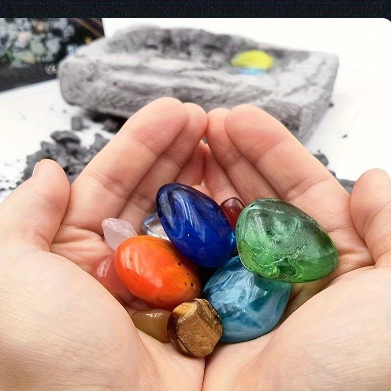 DIY Rock & Mineral Excavation Kit -, Perfect Gift for Archaeology Enthusiasts, Ideal for Halloween, Christmas & Thanksgiving, Jewelry Patterns，Beading&Jewelry Makin home decor