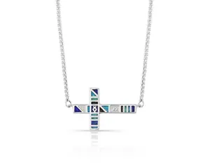 Montana Silversmiths Color Cross Necklace