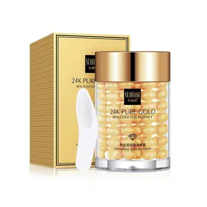 SENANA MARINA 24K Gold Eye Cream Reduce Eye Bags , Puffiness Anti Wrinkle , Aging, Dark Circle All Skin Types Hydrating Wrinkles Firming Dry Skin