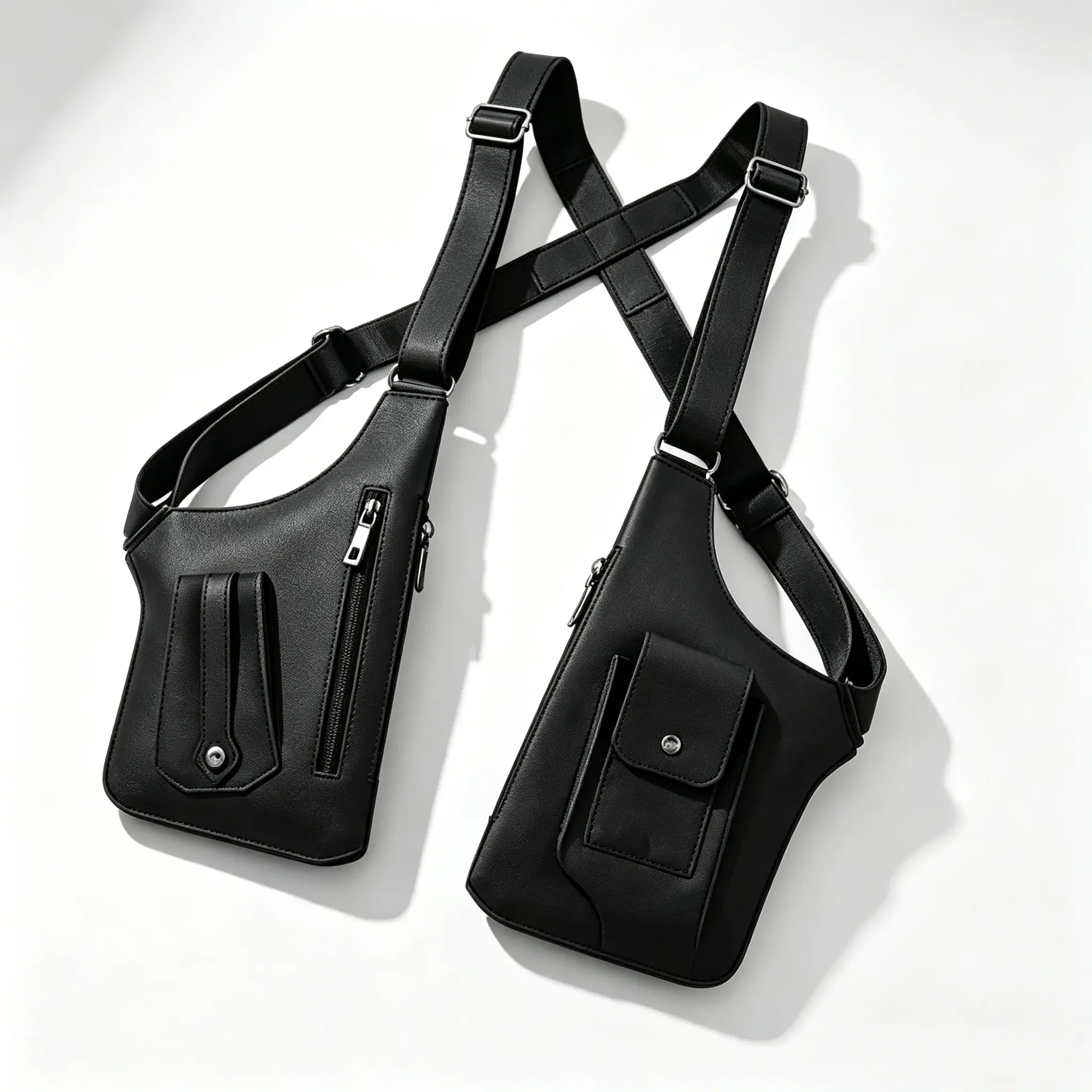 Large Double Shoulder Armpit Bag Anti-Theft Underarm Holster Bag Vintage Concealed Carry Bag for Men.inflatable pool Multi Functional Bag Edc Holder Bag