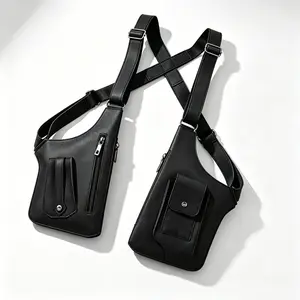 Large Double Shoulder Armpit Bag Anti-Theft Underarm Holster Bag Vintage Concealed Carry Bag for Men.inflatable pool Multi Functional Bag Edc Holder Bag