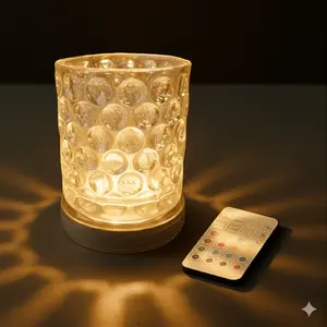 Round LED Coaster, Mother's Day Gift, Coaster Light-perfect for decorating at clubs, camping trips, and familyparties. Comes with a waterproof cover and multiple coloroptions.