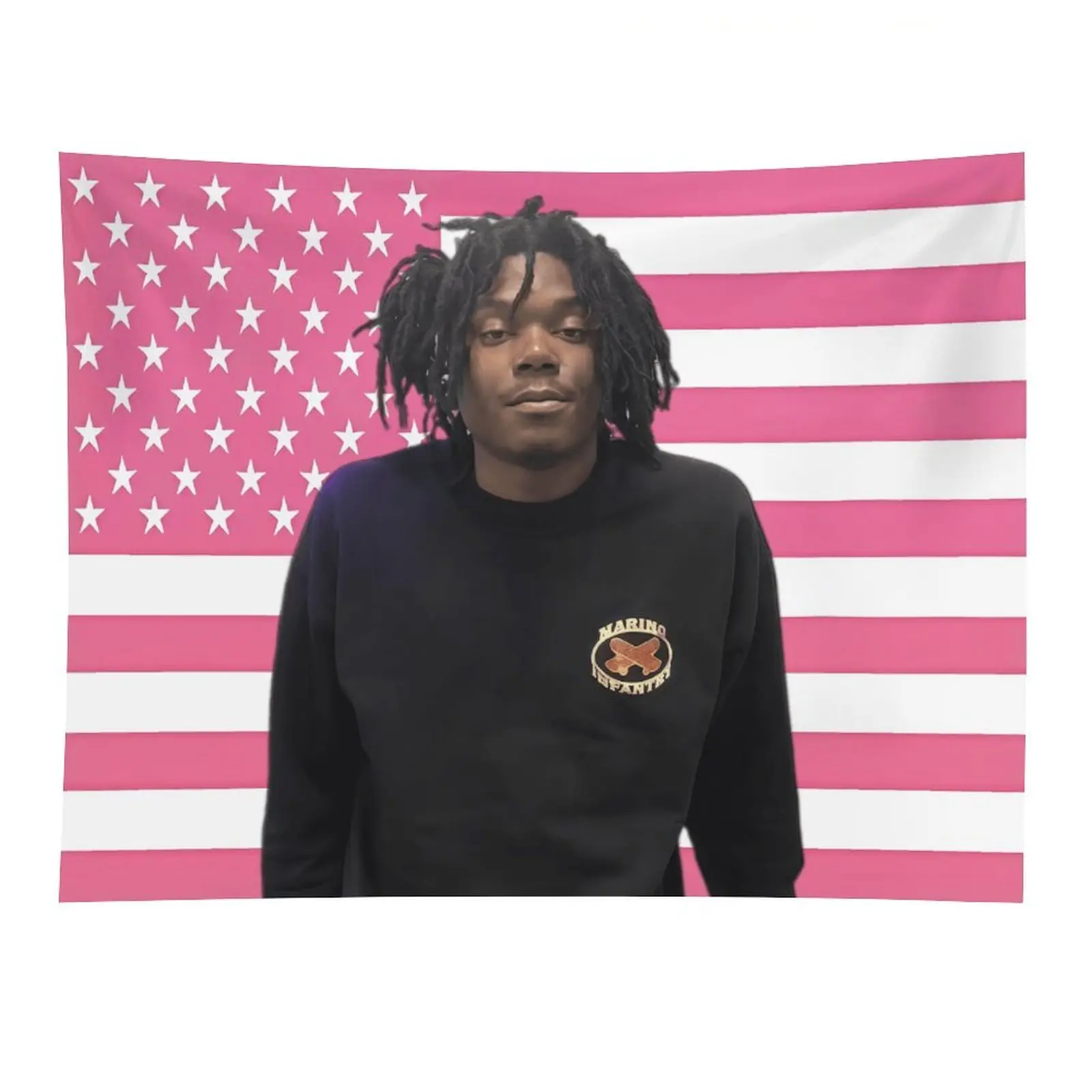 Lucki Flag Tapestry Wall Hanging College Dorm Wall Decor Room Flags Wall Art Decor For Bedroom Living Room