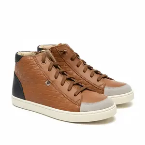 Oldsoles Tan Navy Bootie