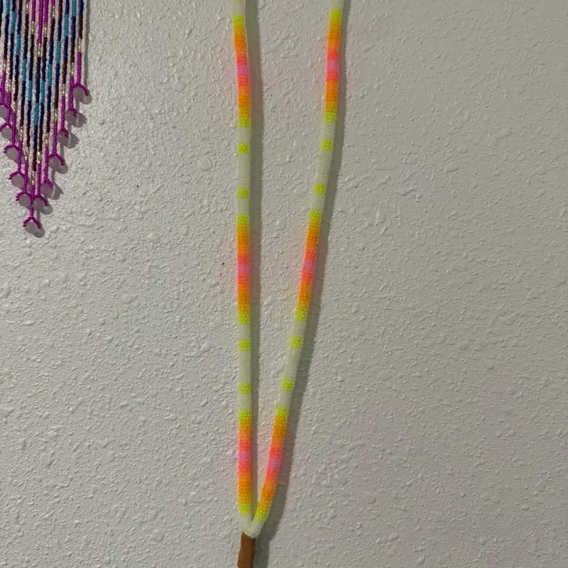 Beaded lanyard