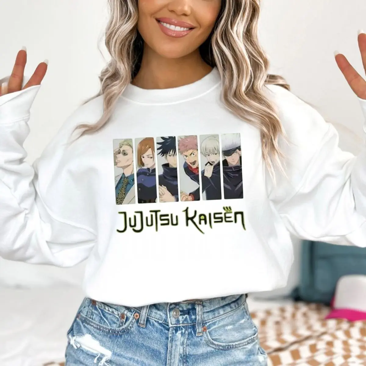 Jujutsu Kaisen Hoodie, Jujutsu Kaisen Unisex Shirt, Japanese Anime Lovers Sweatshirt, Unisex Sweater Pullover Tee