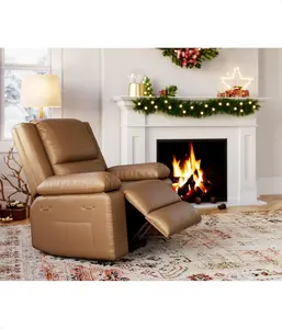 Power Lift Recliner Chair - Heat and Massage, Adjustable Back and Legs, Pu Leather Electric Lift Chair Designed for The Elderly and People with Mobility Impaired Daily