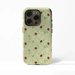 Ladybug Polka Dot Phone Case - Retro Cottagecore,phone Case Suitable for Iphone 11/12/13/14/15/16/17 Pro Promax Plus Air and Samsung S22/S23/S24/S25 Plus Ultra Fe