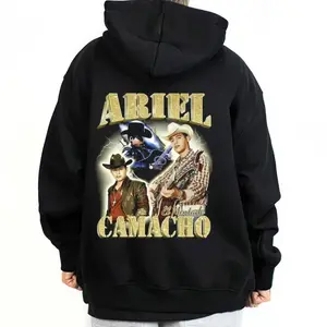 HOT Ariel Camacho 03 Unisex Hoodie Sweatshirt T-Shirt - Men's Tops, Loose Comfortable Fabric, Chicanos Clothing, Chicano Streetwear, Outdoor Use, Mexican Styles, Printed