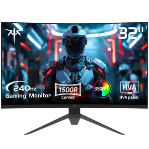 KTC 32" FHD 240Hz 1ms  HVA 1500R Curved Gaming Monitor, 3-year warranty, H32S17F