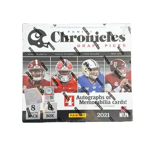 2021 Panini Chronicles Draft Picks Football Hobby Cards - 4 Autographed/Memorabilia cards per box