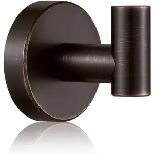 Bronze Towel Hooks, Bathroom Robe Hook Oil Rubbed, Bath Farmhouse Coat Clothes Hook Wall Mounted Rustic for Kitchen